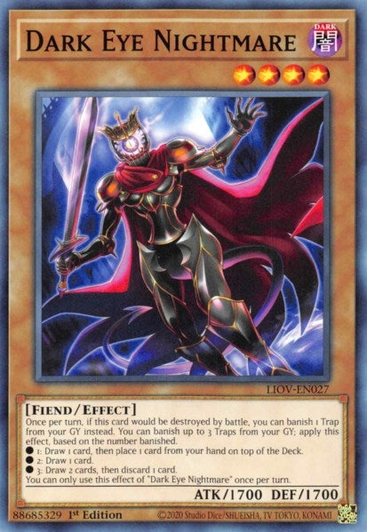 Dark Eye Nightmare (27) (LIOV) - YuGiOh Single