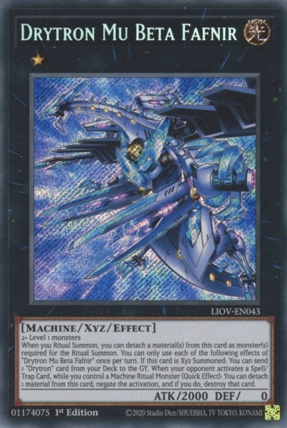 Drytron Mu Beta Fafnir (43) (LIOV) - YuGiOh Single