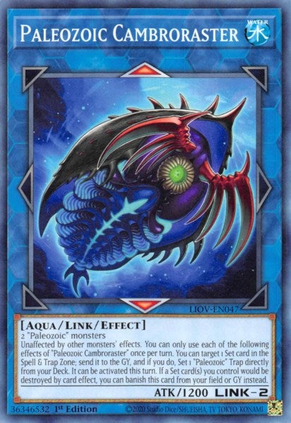 Paleozoic Cambroraster (47) (LIOV) - YuGiOh Single