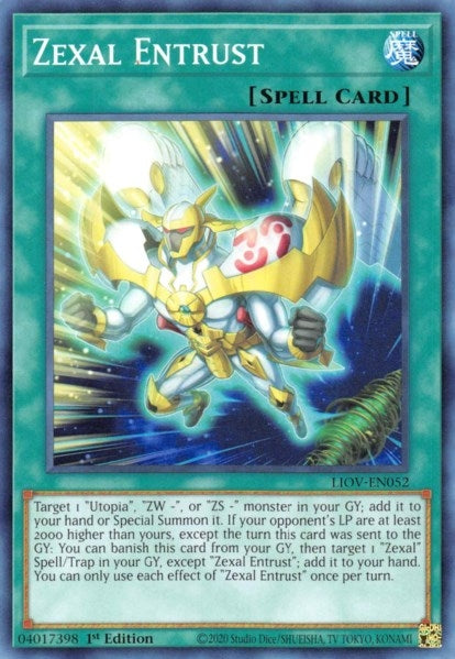 Zexal Entrust (52) (LIOV) - YuGiOh Single