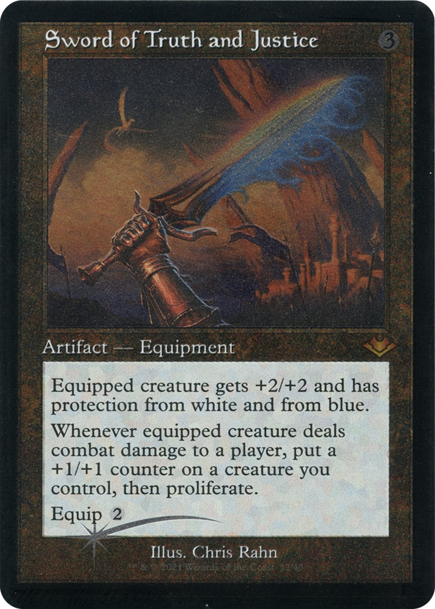 Sword of Truth and Justice (Retro Frame) (Foil Etched) (32) [MH1] - MTG Single