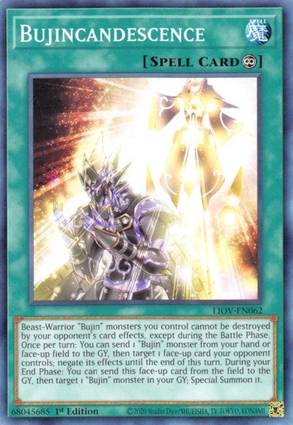 Bujincandescence (62) (LIOV) - YuGiOh Single