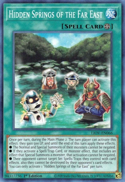 Hidden Springs of the Far East (66) (LIOV) - YuGiOh Single