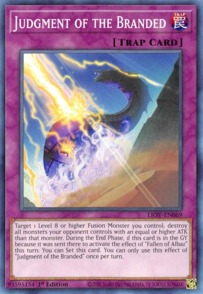 Judgment of the Branded (69) (LIOV) - YuGiOh Single