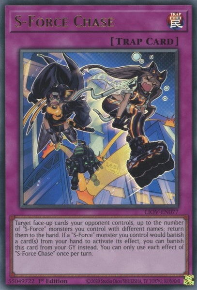 S-Force Chase (77) (LIOV) - YuGiOh Single