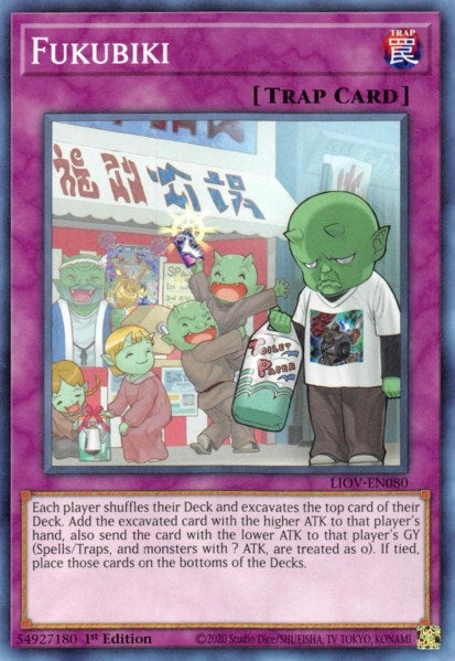 Fukubiki (80) (LIOV) - YuGiOh Single