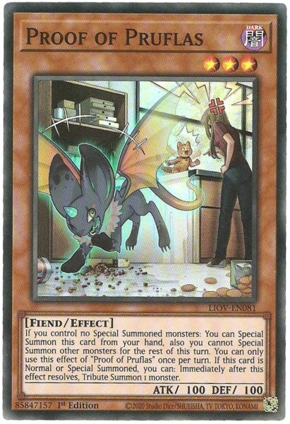 Proof of Pruflas (81) (LIOV) - YuGiOh Single