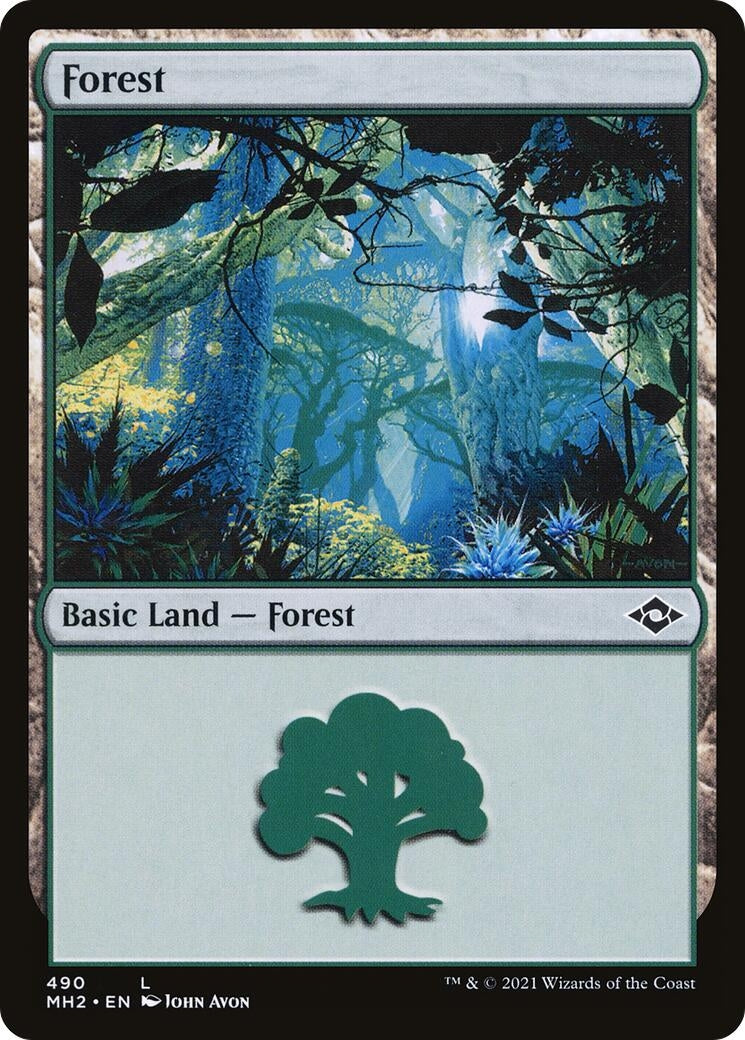 Forest (490) (490) [MH2] - MTG Single