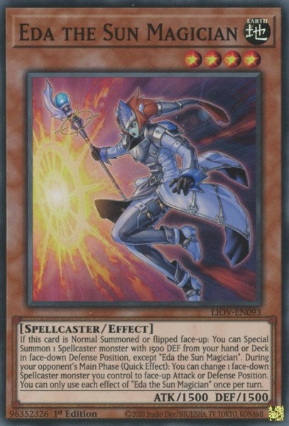 Eda the Sun Magician (93) (LIOV) - YuGiOh Single