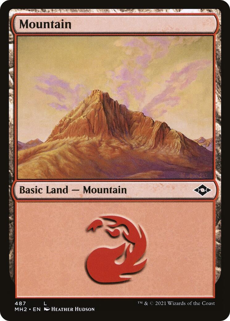 Mountain (487) (487) [MH2] - MTG Single