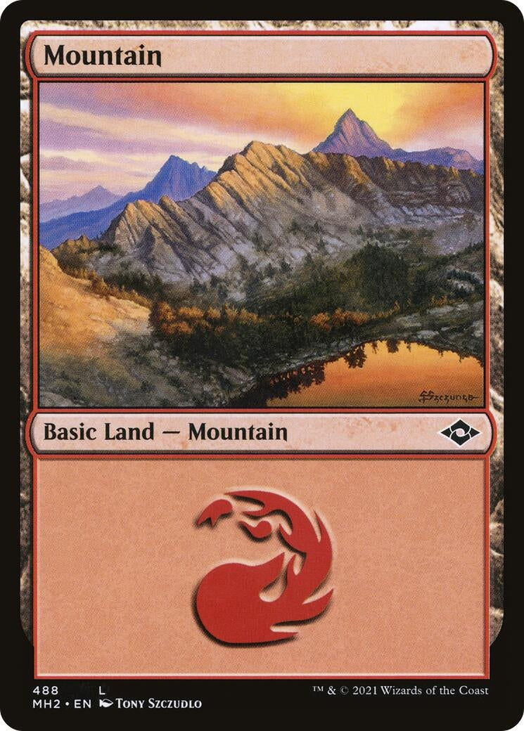 Mountain (488) (488) [MH2] - MTG Single