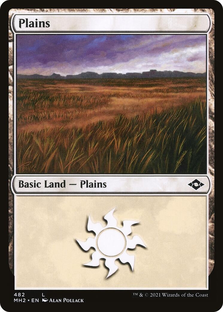 Plains (482) (482) [MH2] - MTG Single