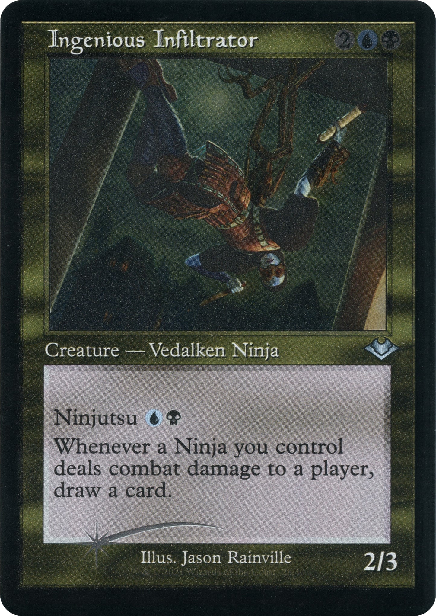 Ingenious Infiltrator (Retro Frame) (Foil Etched) (28) [MH1] - MTG Single