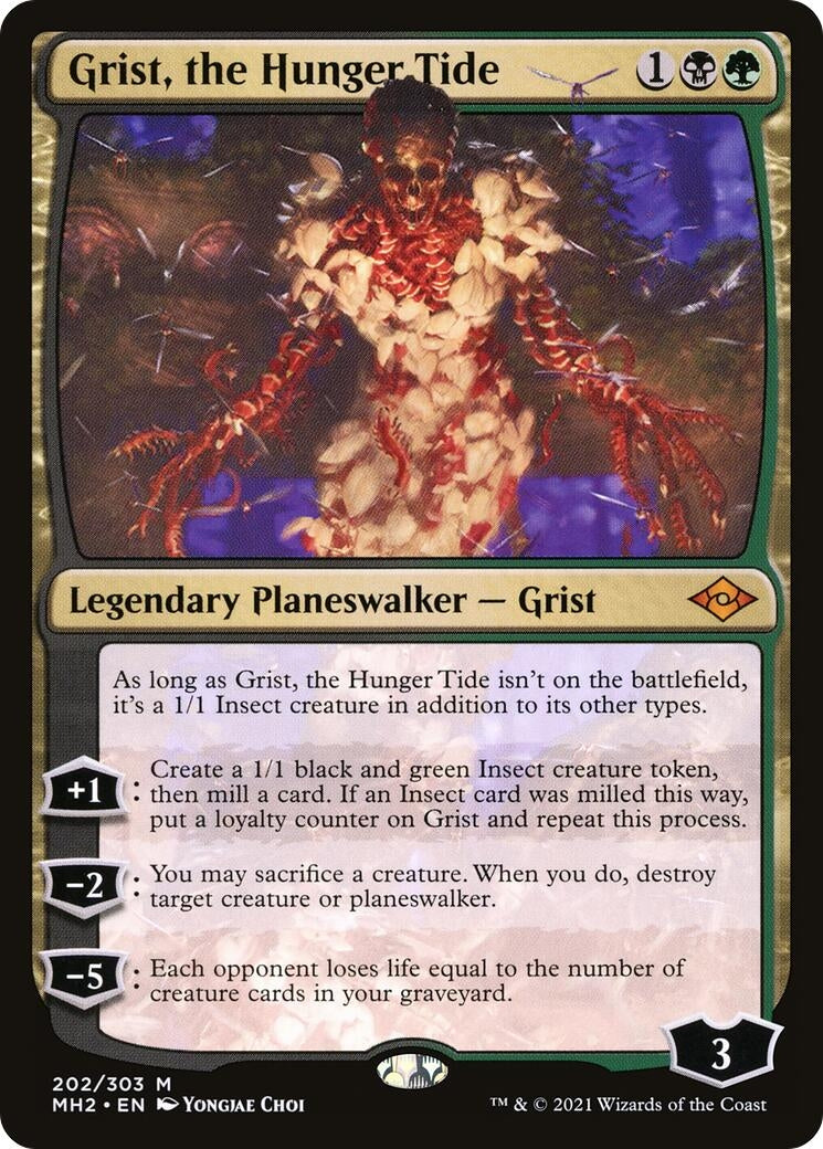 Grist the Hunger Tide (202) [MH2] - MTG Single