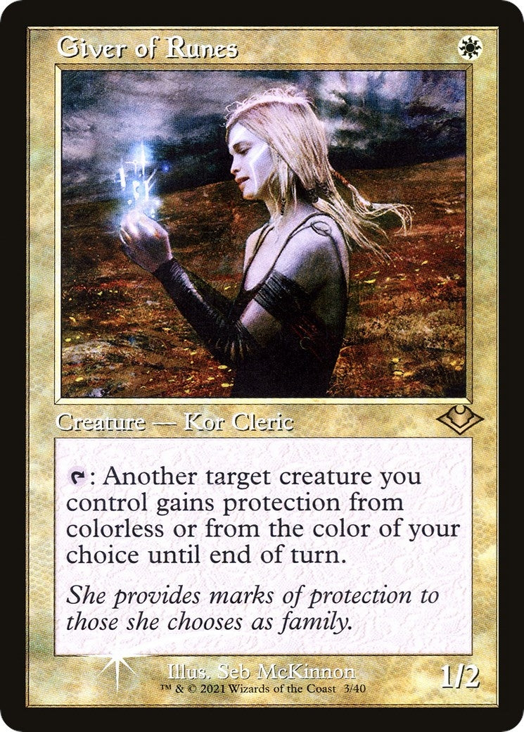 Giver of Runes (Retro Frame) (3) [MH1] - MTG Single