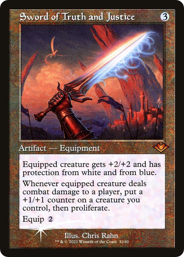 Sword of Truth and Justice (Retro Frame) (32) [MH1] - MTG Single