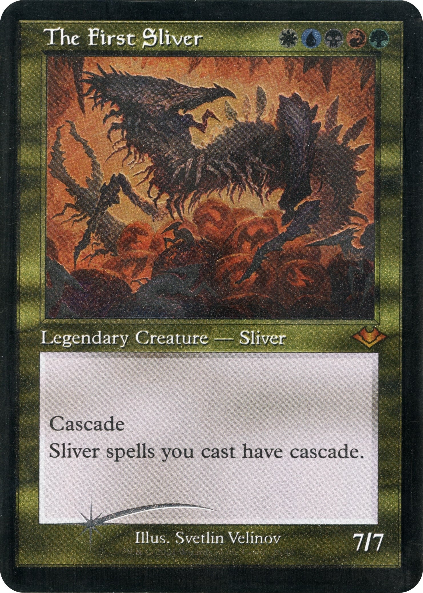 The First Sliver (Retro Frame) (Foil Etched) (26) [MH1] - MTG Single