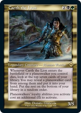 Carth the Lion (Retro Frame) (Foil Etched) (418) [MH2] - MTG Single