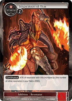 Inspiration of War (1) [OG1] - Force of Will Single
