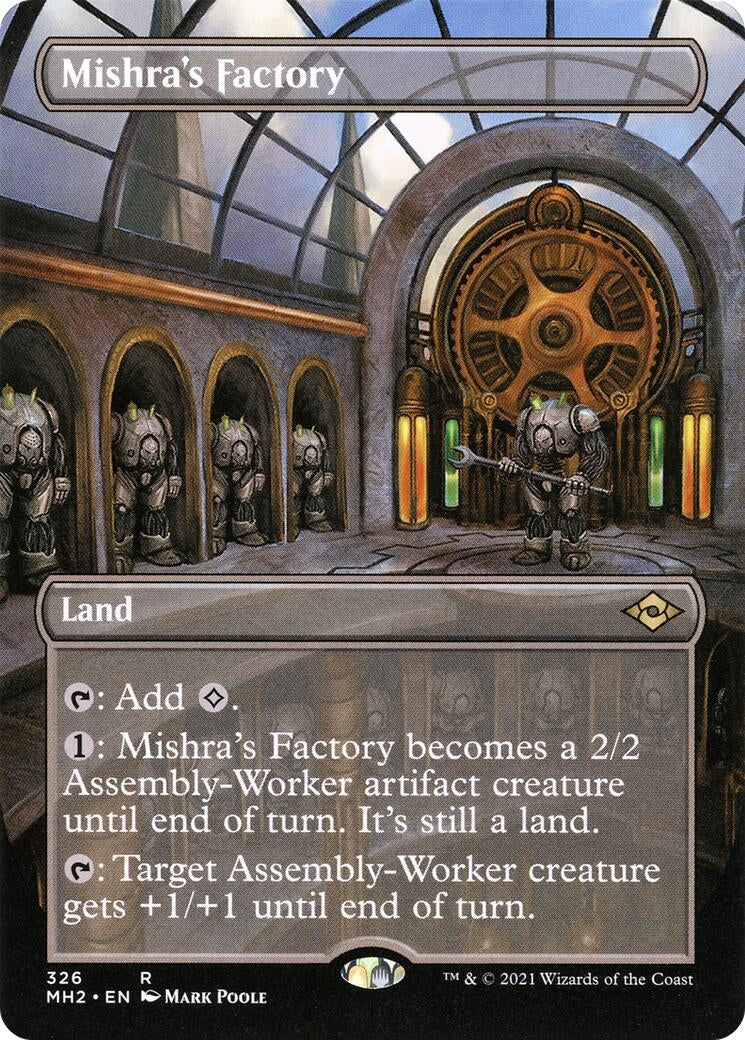 Mishra’s Factory (Borderless) (326) [MH2] - MTG Single