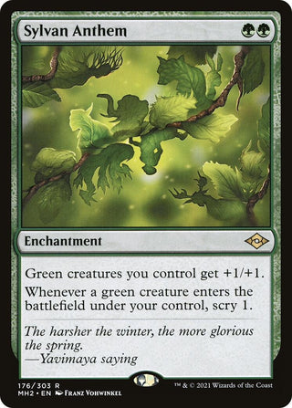 Sylvan Anthem (176) [MH2] - MTG Single