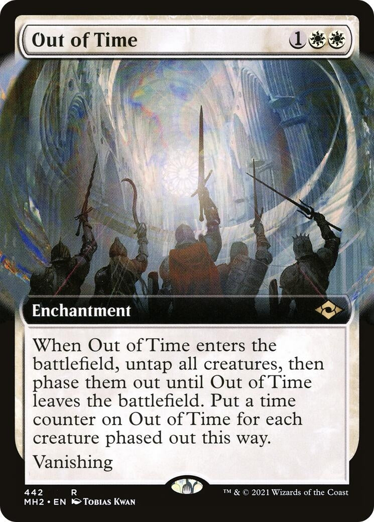 Out of Time (Extended Art) (442) [MH2] - MTG Single