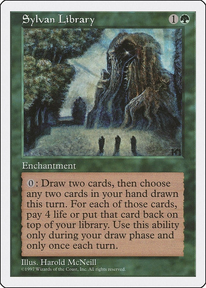 Sylvan Library (191) [5ED] - MTG Single