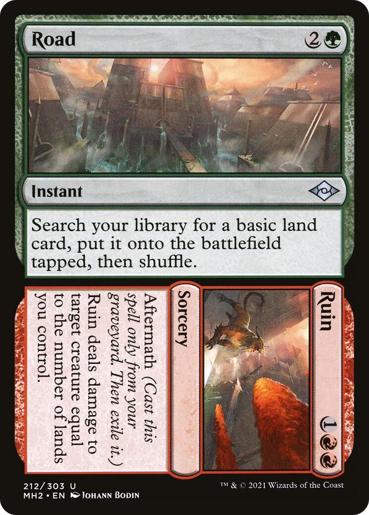 Road // Ruin (212) [MH2] - MTG Single