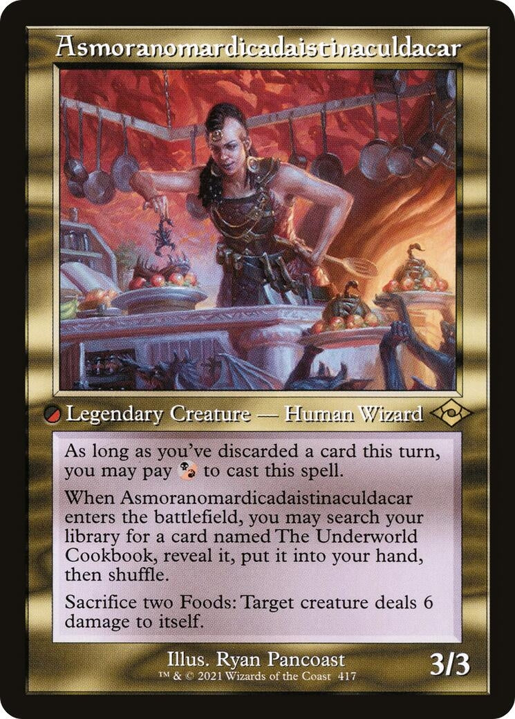 Asmoranomardicadaistinaculdacar (Retro Frame) (417) [MH2] - MTG Single