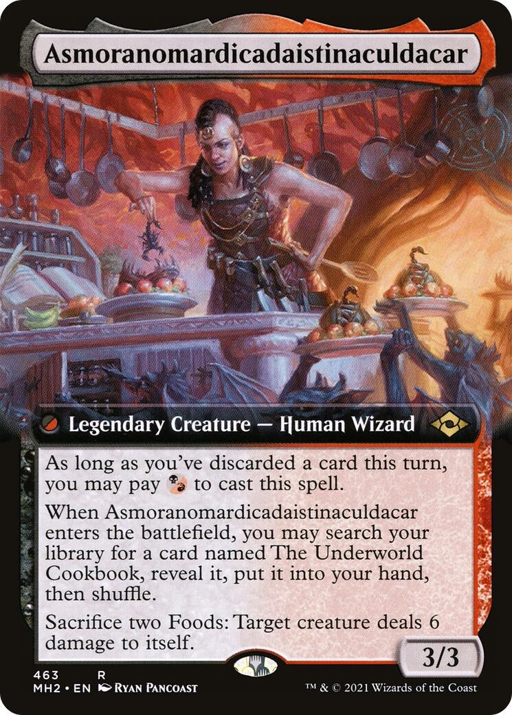 Asmoranomardicadaistinaculdacar (Extended Art) (463) [MH2] - MTG Single