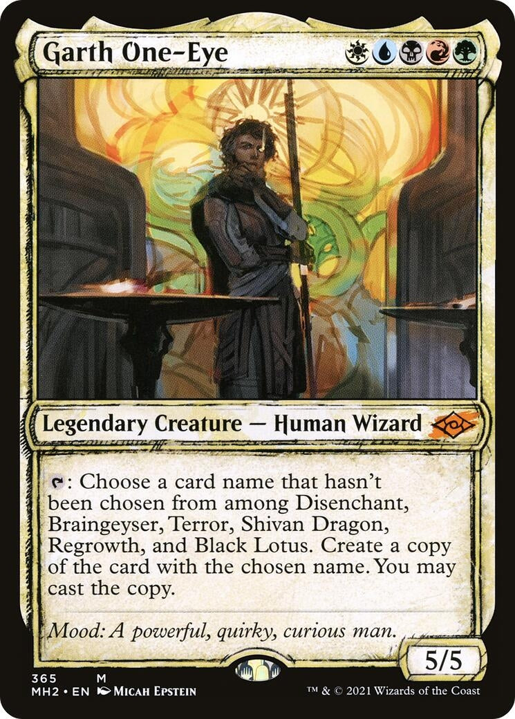 Garth One-Eye (Showcase) (365) [MH2] - MTG Single