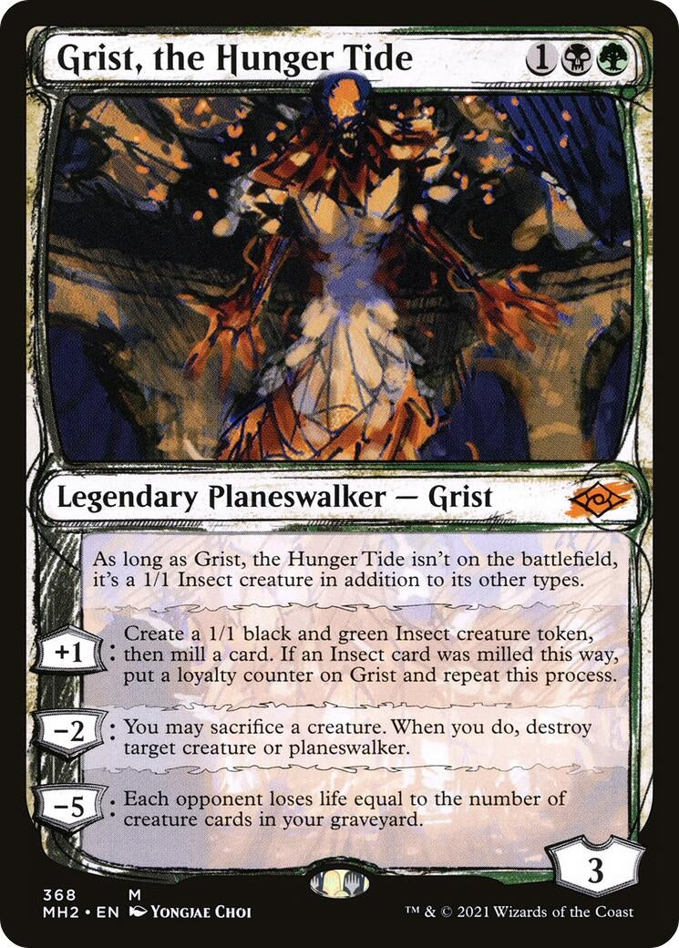 Grist the Hunger Tide (Showcase) (368) [MH2] - MTG Single