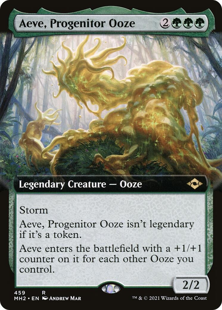 Aeve Progenitor Ooze (Extended Art) (459) [MH2] - MTG Single