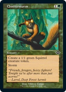 Chatterstorm (Retro Frame) (Foil Etched) (411) [MH2] - MTG Single