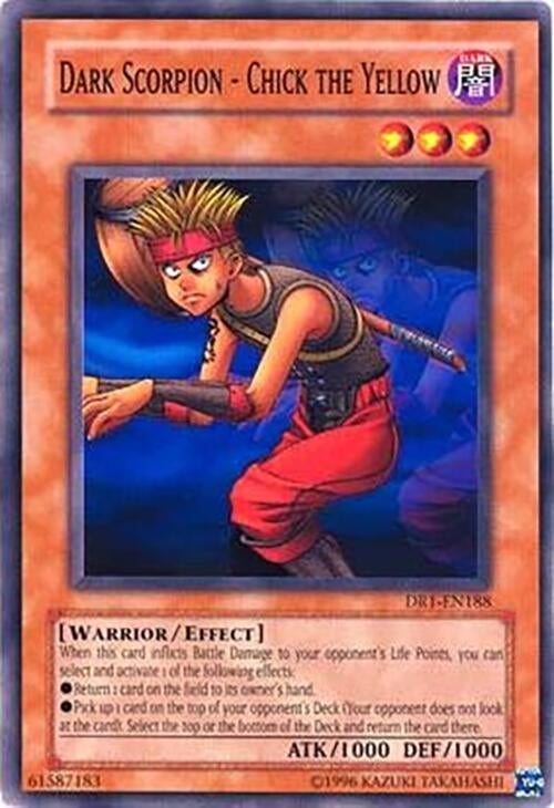 Dark Scorpion - Chick the Yellow (1188) - YuGiOh Single