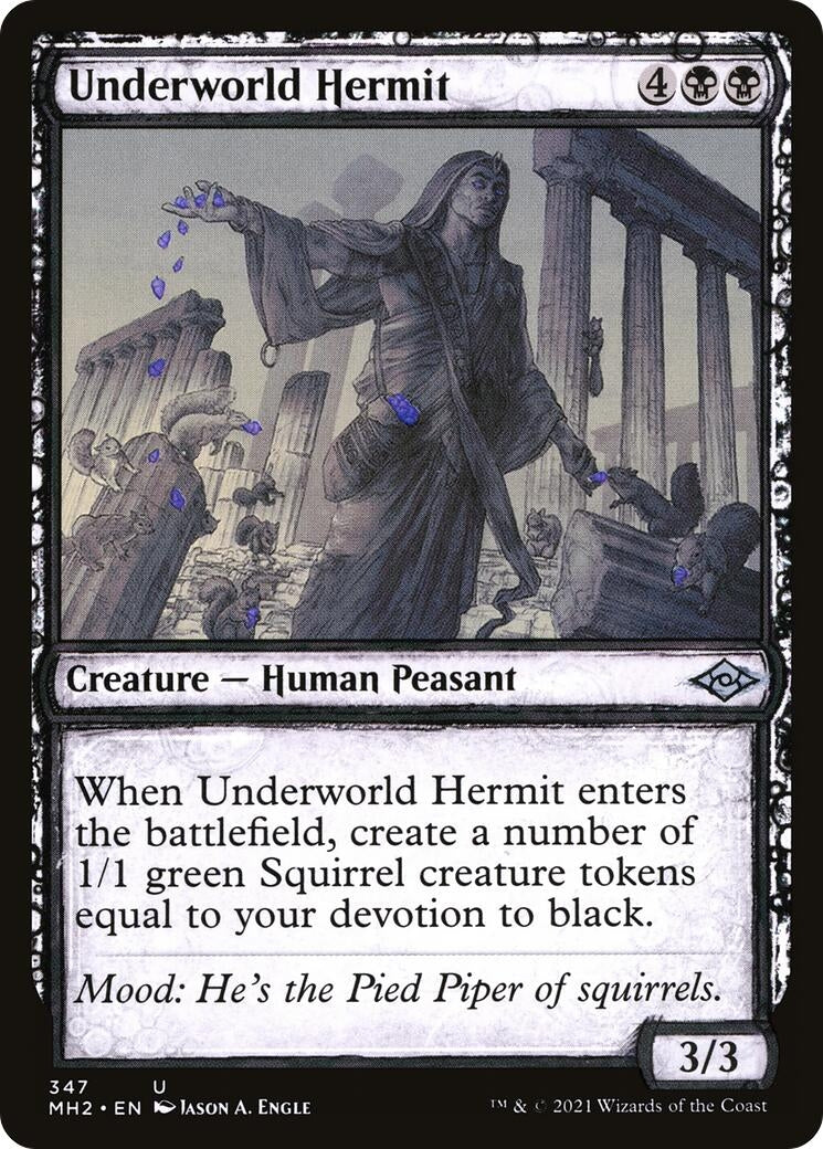 Underworld Hermit (Showcase) (347) [MH2] - MTG Single