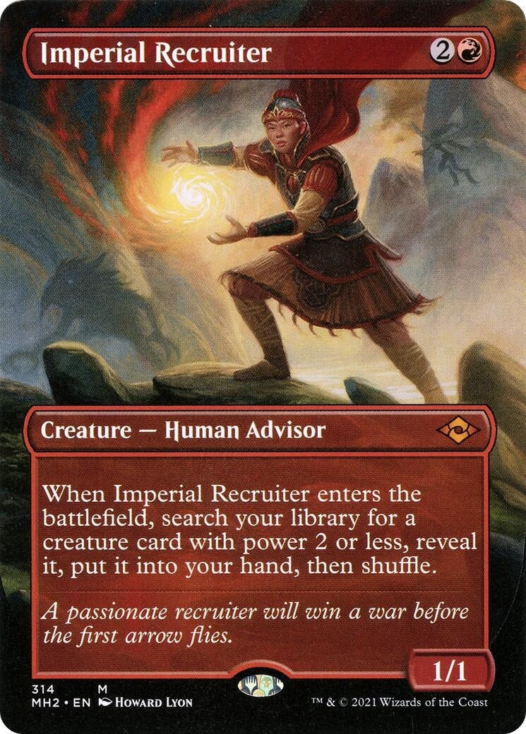 Imperial Recruiter (Borderless) (314) [MH2] - MTG Single