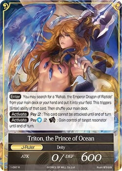 Oathkeeper of the Sacred Sea // Triton the Prince of Ocean (1) [OG1] - Force of Will Single