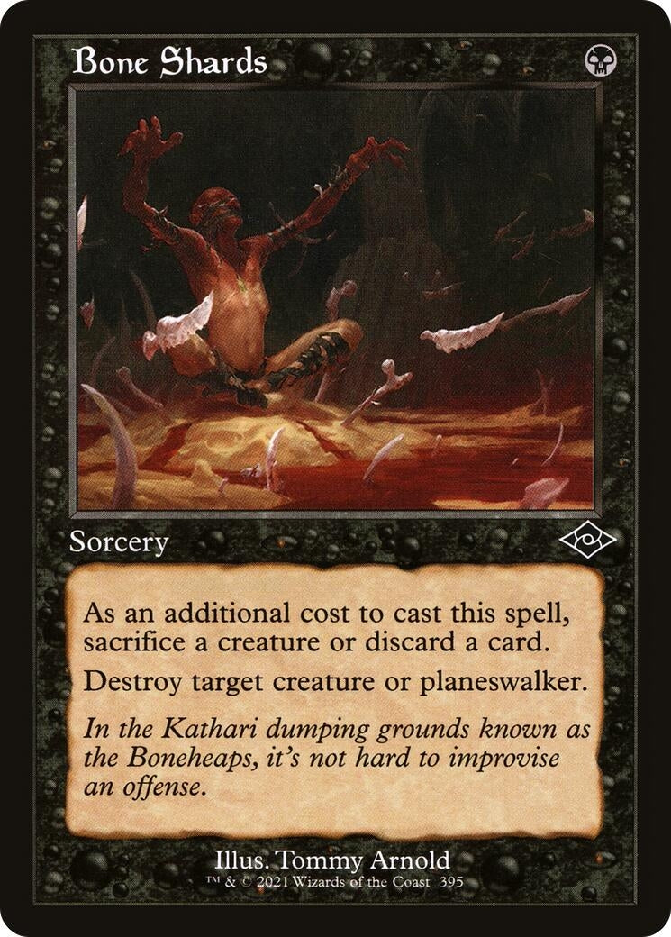 Bone Shards (Retro Frame) (395) [MH2] - MTG Single