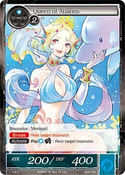 Queen of Atlantis (1) [OG1] - Force of Will Single