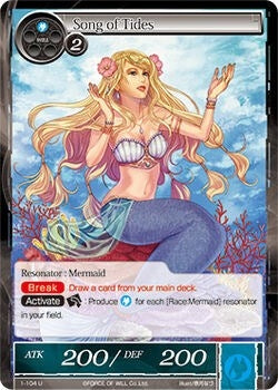 Song of Tides (1) [OG1] - Force of Will Single