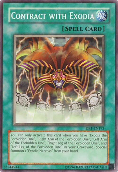 Contract with Exodia (1193) - YuGiOh Single