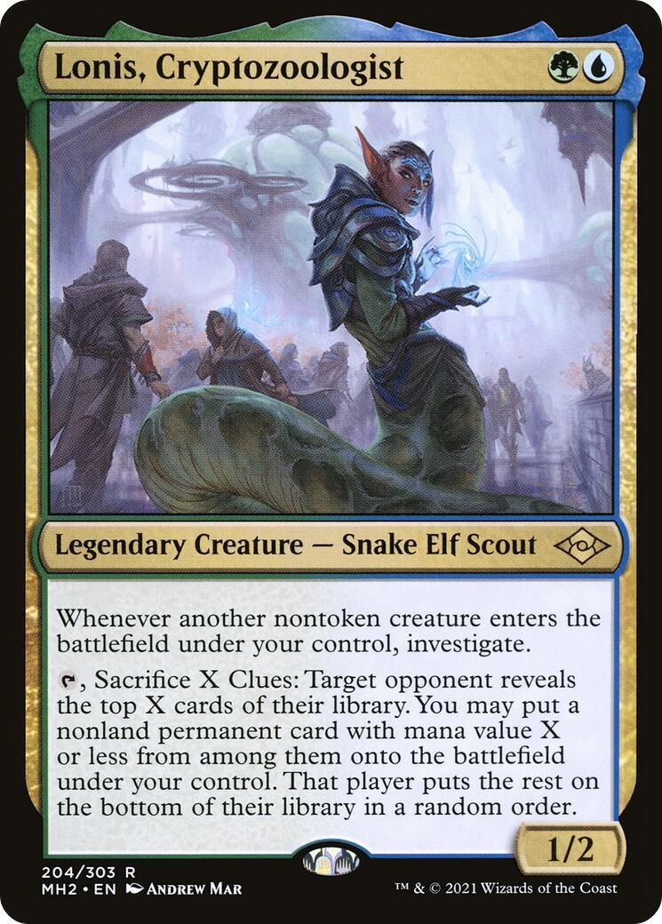 Lonis Cryptozoologist (204) [MH2] - MTG Single