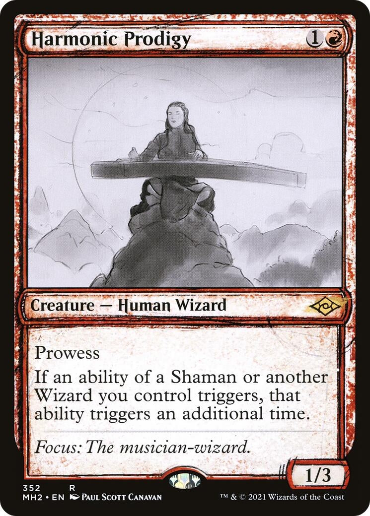 Harmonic Prodigy (Showcase) (352) [MH2] - MTG Single