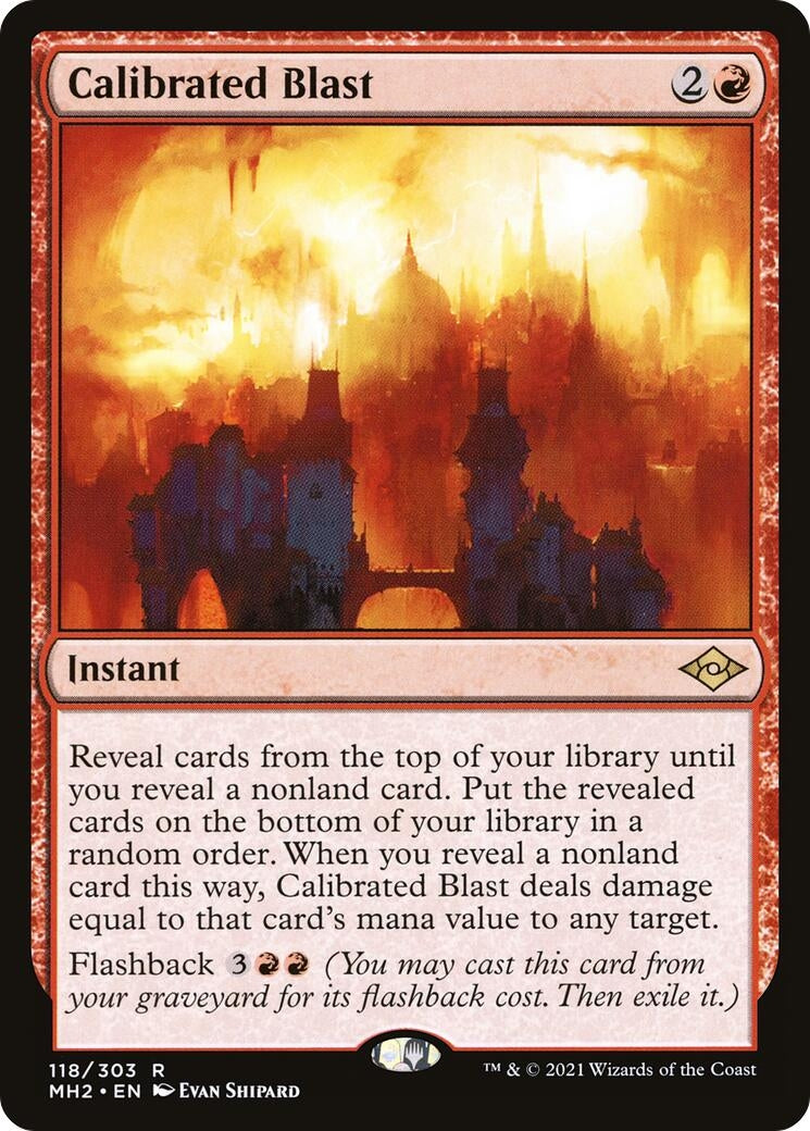 Calibrated Blast (118) [MH2] - MTG Single