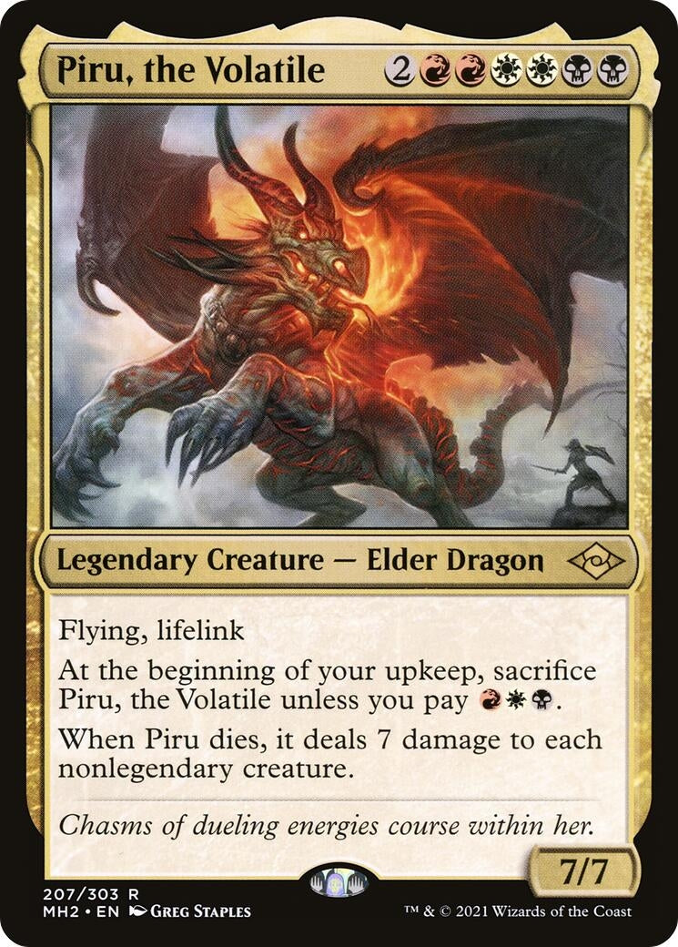 Piru the Volatile (207) [MH2] - MTG Single