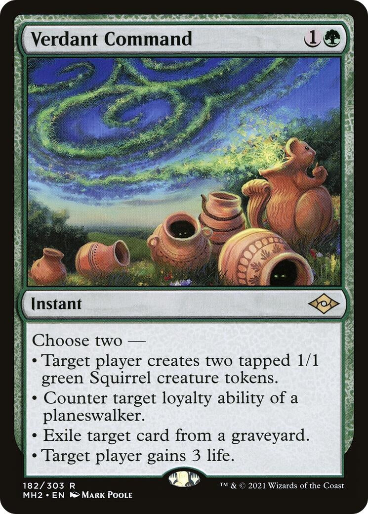 Verdant Command (182) [MH2] - MTG Single