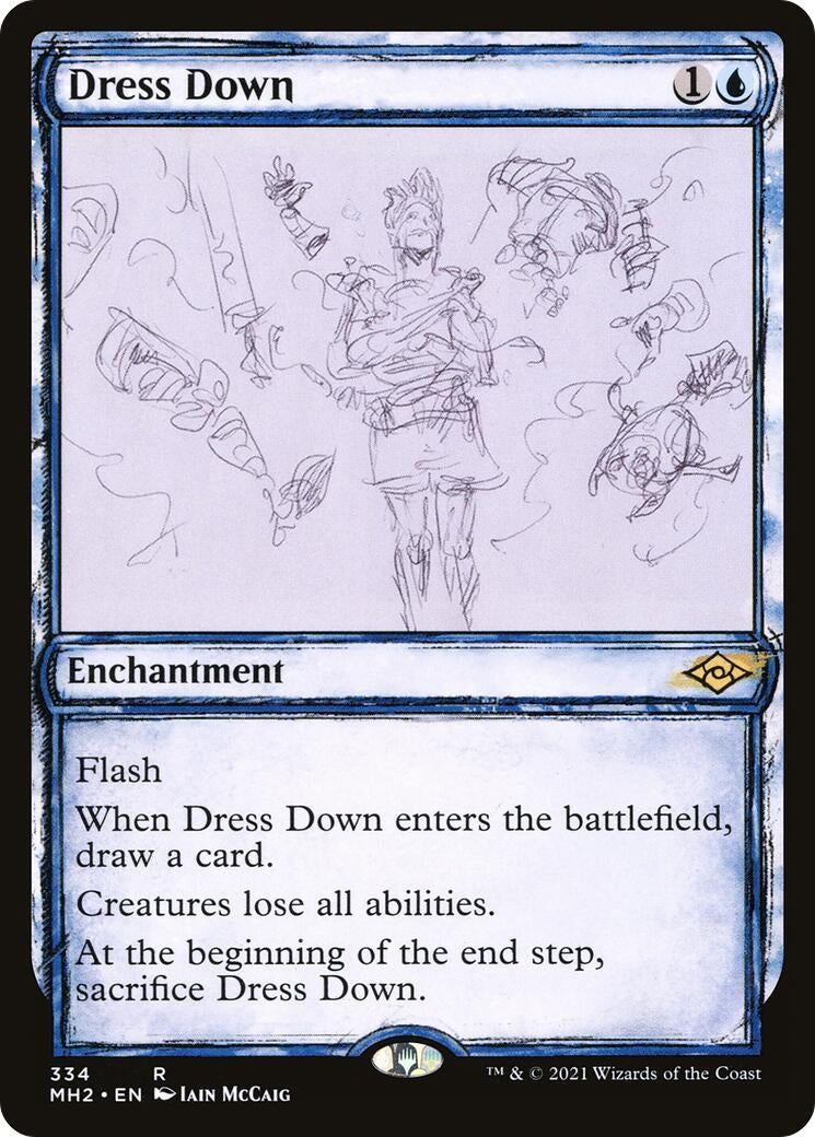 Dress Down (Showcase) (334) [MH2] - MTG Single