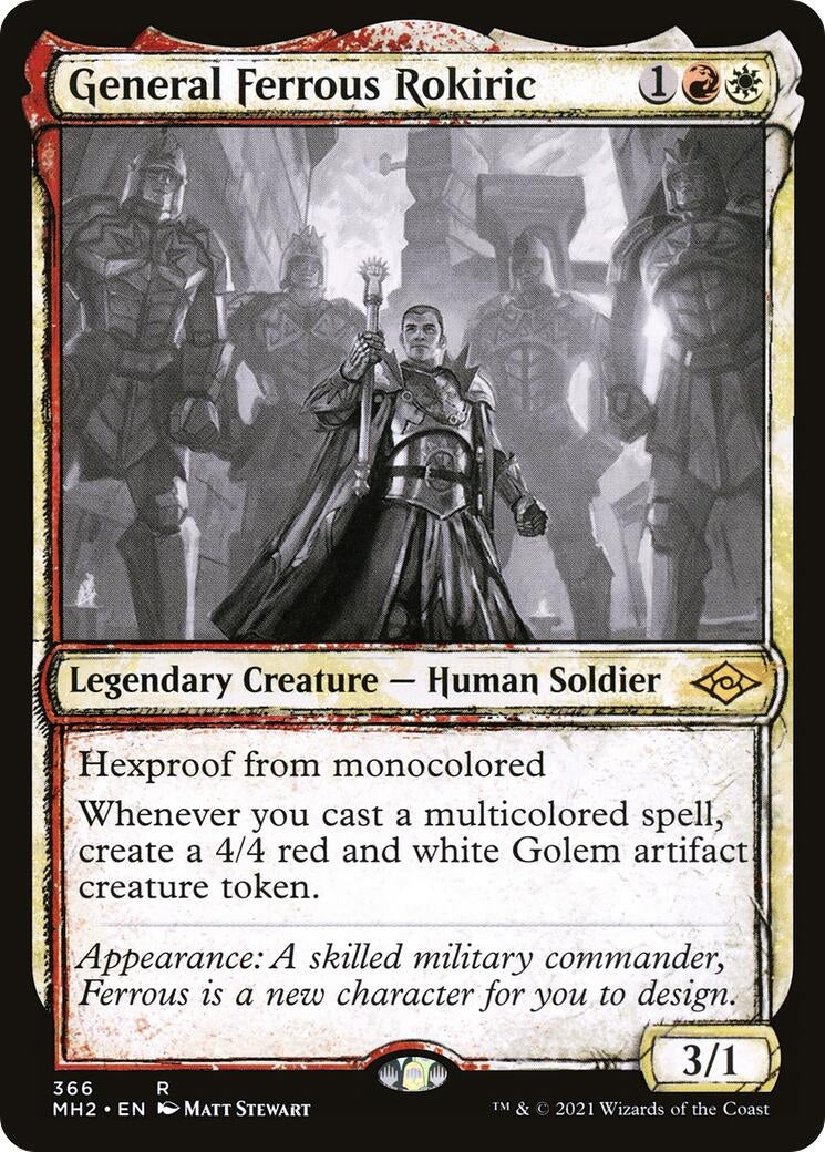 General Ferrous Rokiric (Showcase) (366) [MH2] - MTG Single