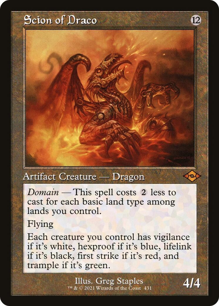 Scion of Draco (Retro Frame) (431) [MH2] - MTG Single